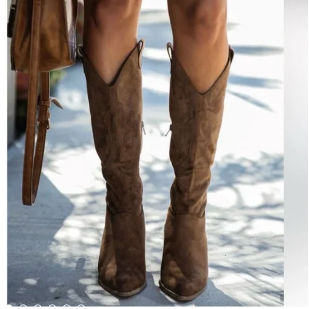 NEW - VICI Collection Lasso Western Boot - Camel Brown/Tan - Size 8.5
